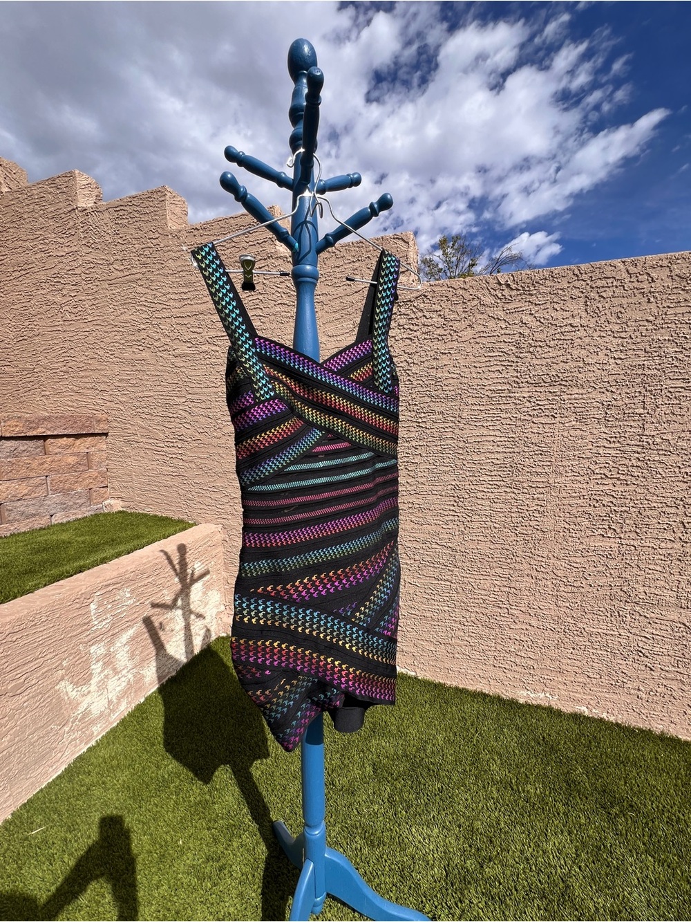 Rainbow Bandage Dress